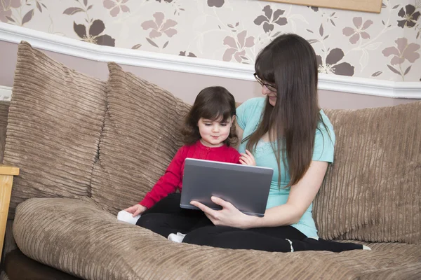 Anne ve kızı etkileşim