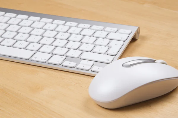 white Keyboard and mouse