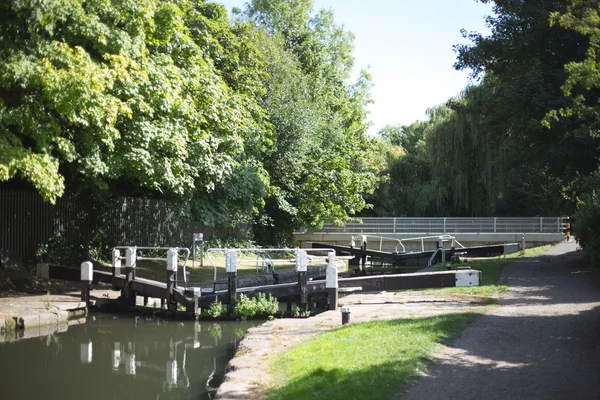 Schleuse auf dem Kanal der Großen Union — Stockfoto