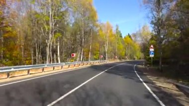 Sonbahar. Kafkas Doğa Koruma Alanının çevresi.