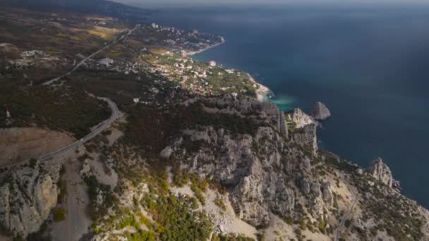 Península Crimea Monte Gato — Vídeo de stock