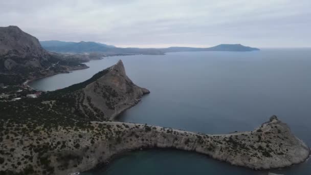 Péninsule Crimée Sentier Golitsyn Cap Kapchik — Video