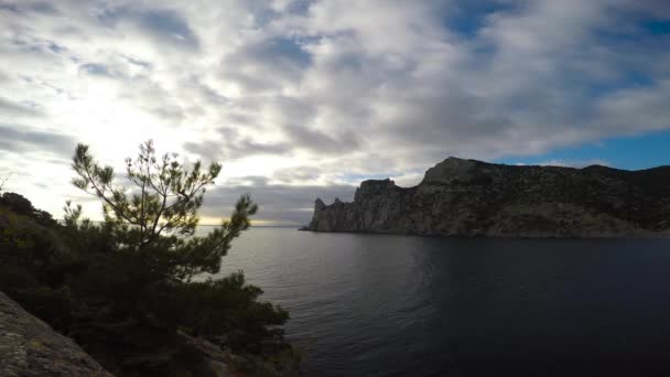 Península Crimea Sendero Golitsyn Cabo Kapchik — Vídeo de stock