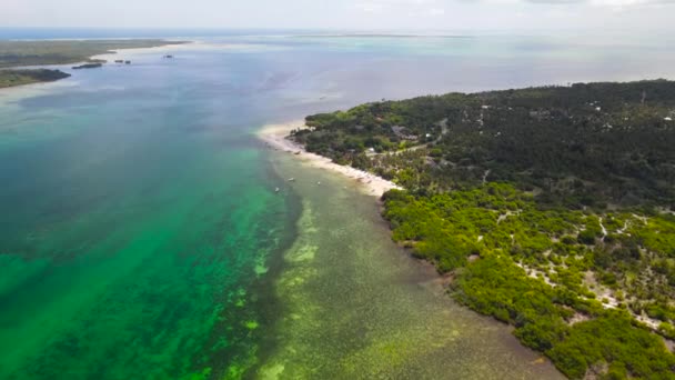 Tropický Ostrov Mafie Tanzanie Indického Oceánu — Stock video