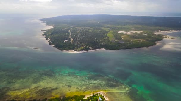 Het Tropische Eiland Maffia Tanzania Van Indische Oceaan — Stockvideo