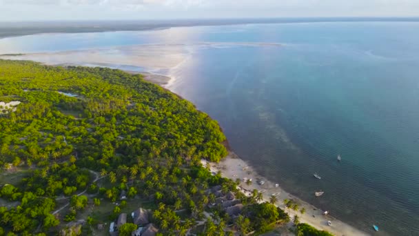 Dawn Het Tropische Eiland Maffia Tanzania Van Indische Oceaan — Stockvideo