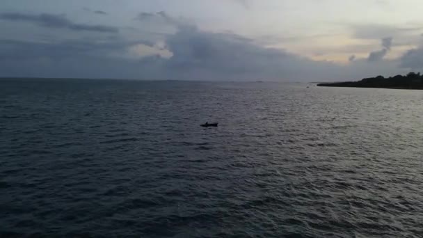 Barca Pescuit Insula Mafia Tanzania Din Oceanul Indian — Videoclip de stoc