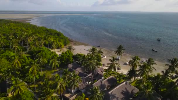 Tropický Ostrov Mafie Tanzanie Indického Oceánu — Stock video