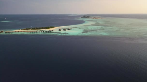 Den Maldiviska Guraidhoo Och Dess Omgivningar — Stockvideo