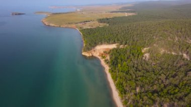 Resimli Sarai plajı. Baykal Gölü 'ne bir gezi.
