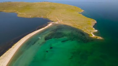 Khankhoy Gölü, Baykal Gölü 'nden bir kum tükürüğü ile ayrılmış Baykal Gölü' ne bir gezi..