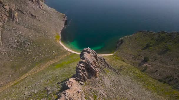 Angel Rock Viaggio Lago Baikal — Video Stock