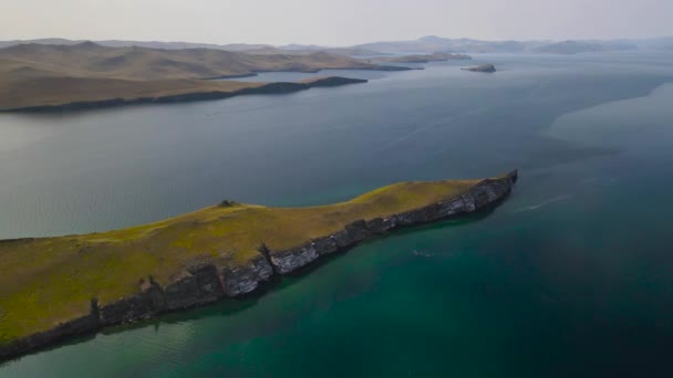 Ogoy Island Viaggio Lago Baikal — Video Stock