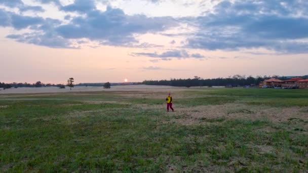 Reggeli Séta Cape Burhanben Kirándulás Bajkál Tóhoz — Stock videók