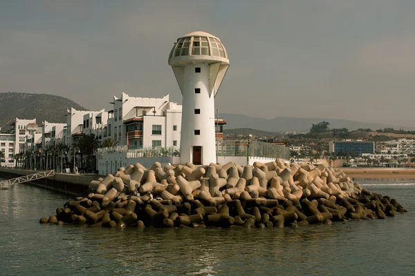 Deniz feneri ve Marina Agadir bağlantı noktası