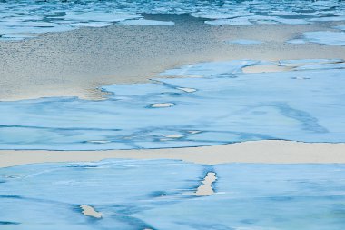 Doğal kırık buz doku