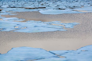 Doğal kırık buz doku