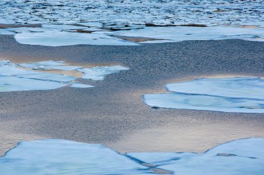 Doğal kırık buz doku