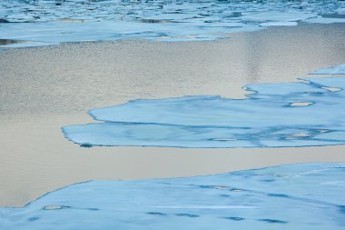 Doğal kırık buz doku