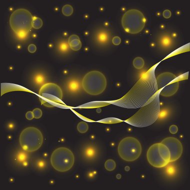  New Year gold ribbon