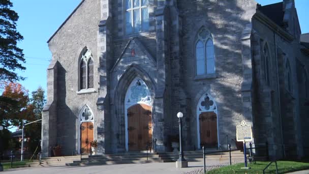 Iirish katholieke kathedraal in Peterborough — Stockvideo