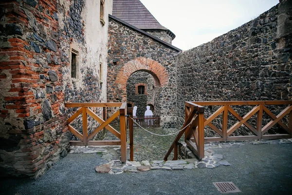 Αναγέννηση Και Γοτθικό Στυλ Water Medieval Castle Svihov Winter Pilsen — Φωτογραφία Αρχείου