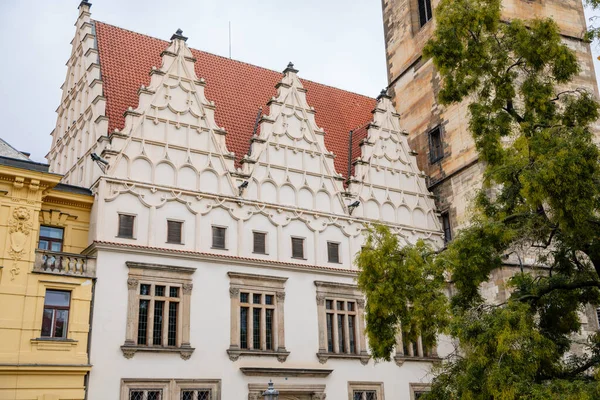 Gotisk Och Renässans Medeltida New Town Hall Novomestska Radnice Charles — Stockfoto