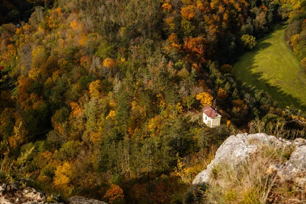 Kapelle Der Erhöhung Der Heiligen Krise Der Nähe Des Mittelalterlichen — Stockfoto