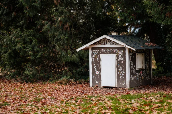 Hansel Gretel Lezzetli Zencefilli Kurabiye Evi Tatlı Lezzetleriyle Cezbeder Kasım — Stok fotoğraf