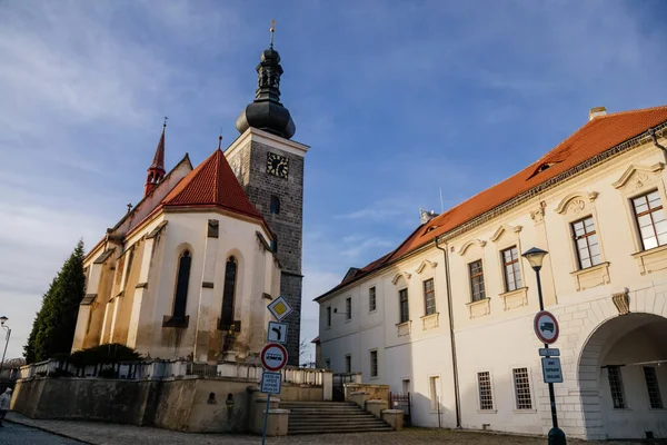 Gotische Kirche Der Katharina Von Alexandrien Mit Glockenturm König Wladislaw — Stockfoto