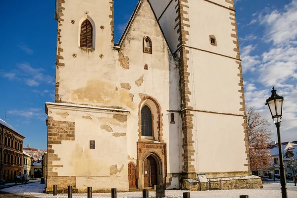 Gotische Basiliek Met Drie Schepen Kerk Van Geboorte Van Heilige — Stockfoto