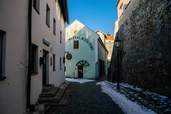 Vecchia Centrale Idroelettrica Krizik Museo Edifici Sul Lungomare Sul Fiume — Foto Stock