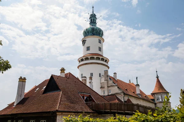 Barok Romantisch Kasteel Nove Mesto Nad Metuji Met Park Renaissance — Stockfoto