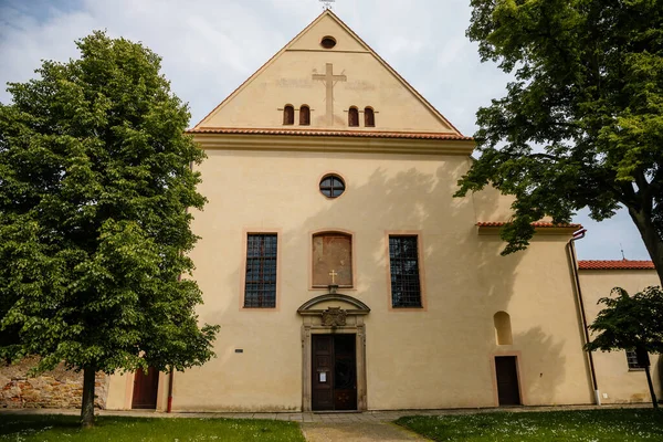 Renaissance Kerk Van Geboorte Maagd Maria Historisch Centrum Middeleeuwse Stad — Stockfoto