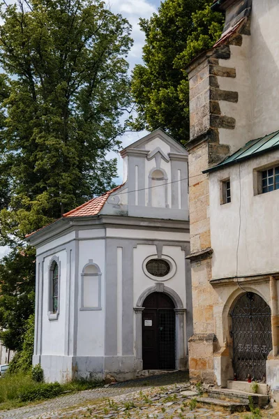 Benesov Nad Ploucnici Norra Böhmen Tjeckien Juni 2021 Jungfru Marias — Stockfoto