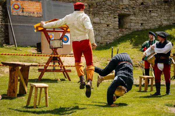 Castle Landstejn Boêmia Sul República Tcheca Julho 2021 Mostra Medieval — Fotografia de Stock