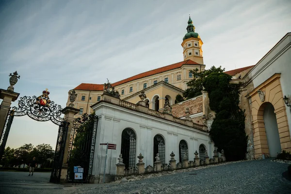 Mikulov Südmährische Region Tschechien Juli 2021 Barockschloss Oder Schloss Mit — Stockfoto