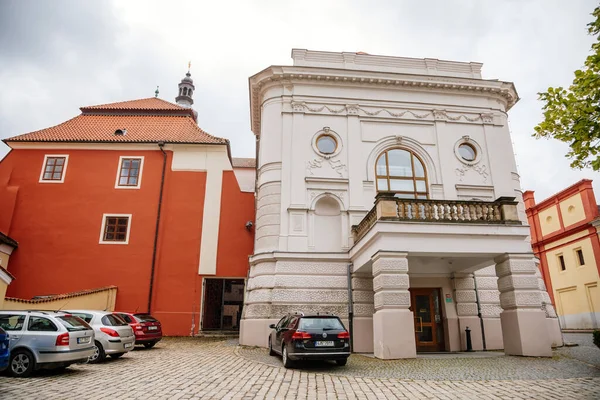 Pelhrimov Republika Czeska Lipca 2021 Teatr Lubomira Lipskiego Pobliżu Renesansowego — Zdjęcie stockowe