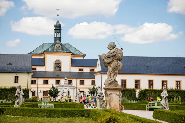 Kuks Oost Bohemen Tsjechië Juli 2021 State Barokke Kasteel Ziekenhuis — Stockfoto