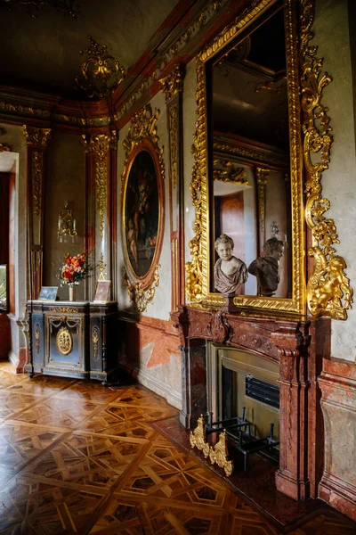 Valtice Southern Moravia Czech Republic July 2021 Castle Interior Baroque — Stock Photo, Image