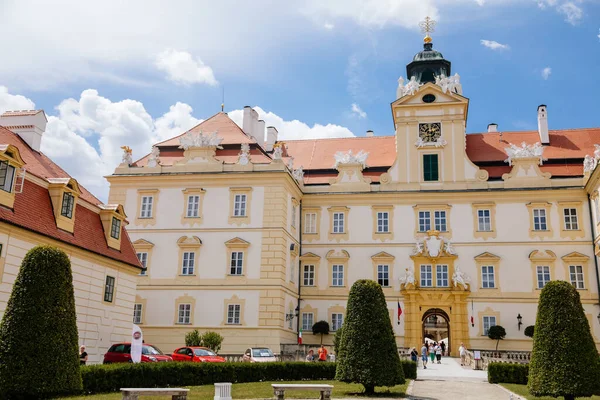 Burg Valtice Südmähren Tschechien Juli 2021 Barocke Alte Historische Residenzen — Stockfoto