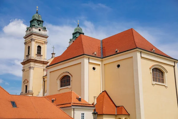 Valtice Södra Mähren Tjeckien Juli 2021 Barockkyrkan Jungfru Maria Vid — Stockfoto