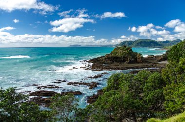 Doğu Cape engebeli kıyı şeridi