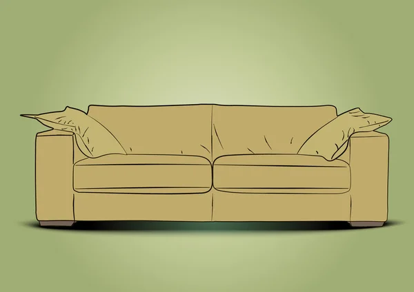 风格现代沙发 — 图库矢量图片