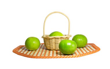 Kireç yeşili sepete koy