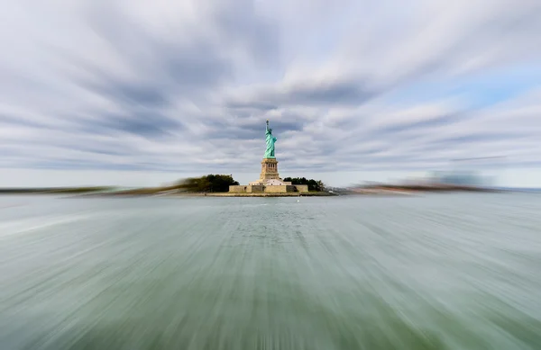Estatua de la Libertad en la ciudad de Nueva York Imágenes de stock libres de derechos