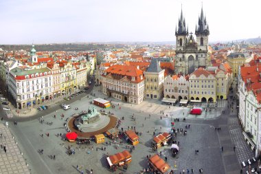 Kasaba meydanında, prague, Çek Cumhuriyeti