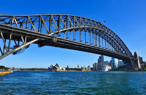 Vue du port de Sydney par une journée ensoleillée — Photo