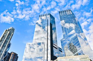 Manhattan, New York'ta ofis binaları.