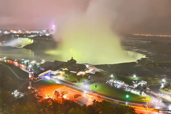 View of Niagara Falls at night — Stock Photo, Image